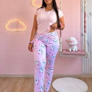 Pijama Cómoda Gata Marie de Alexandra Muñoz Pijamas.